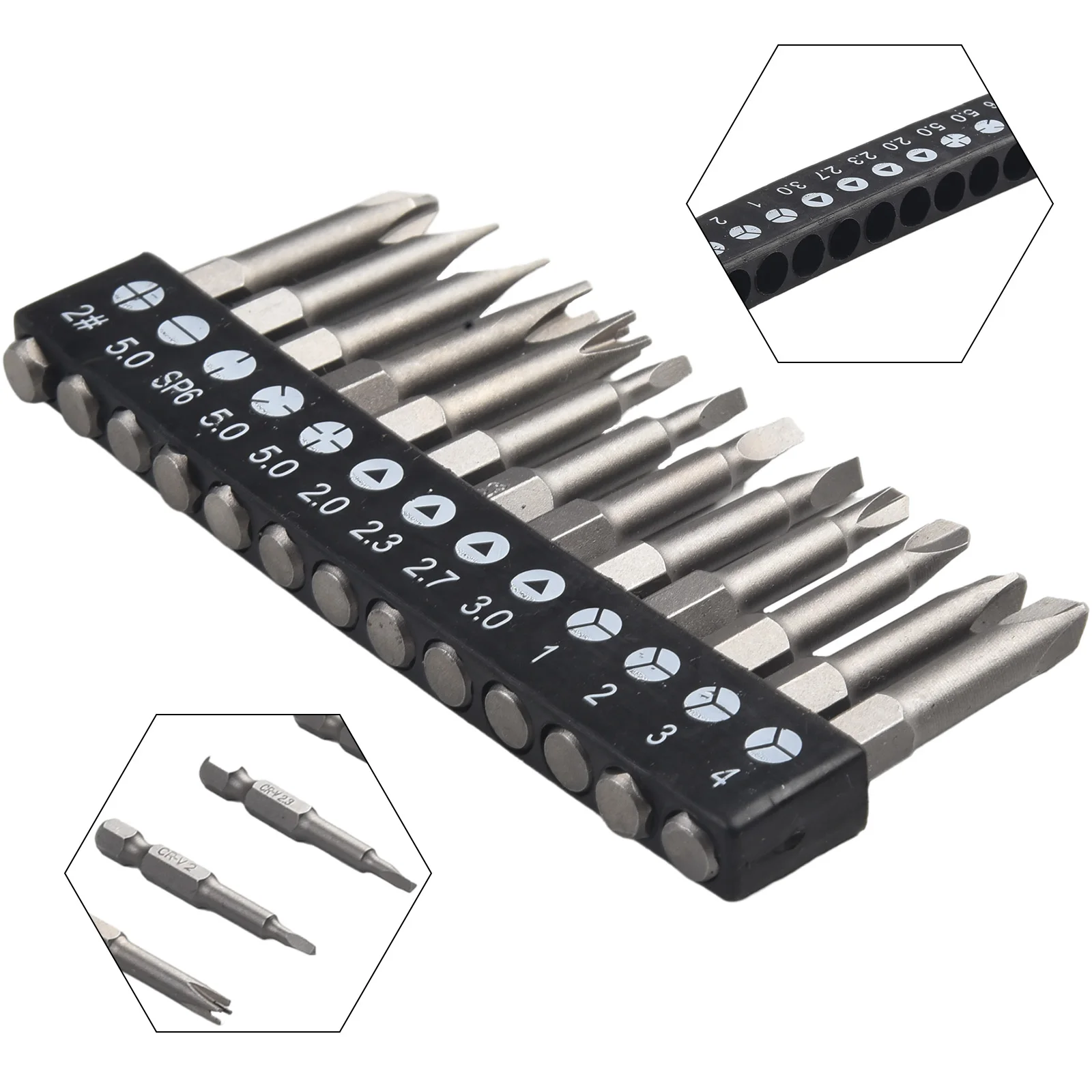 13pcs Special-shaped Screwdriver Set PH2 U Y Shape Triangle 50mm Screwdriver Bit Three Points Screwdriver Bit Tool
13pcs Special-shaped Screwdriver Set PH2 U Y Shape Triangle 50mm Screwdriver Bit Three Points Screwdriver Bit Tool