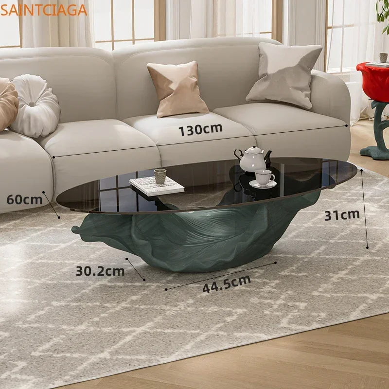 One Leaf Wealth Tea Table Art Designer Light Luxury Premium Feeling BedsideTable Coffee Table Living Room Decoration
One Leaf Wealth Tea Table Art Designer Light Luxury Premium Feeling BedsideTable Coffee Table Living Room Decoration
