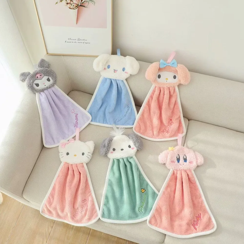New Kawaii Sanrio Hello Kitty Kuromi Cinnamoroll My Melody Pochacco Hand Towel Kitchen Rag Bathroom Absorbent Coral Velvet Towel
New Kawaii Sanrio Hello Kitty Kuromi Cinnamoroll My Melody Pochacco Hand Towel Kitchen Rag Bathroom Absorbent Coral Velvet Towel