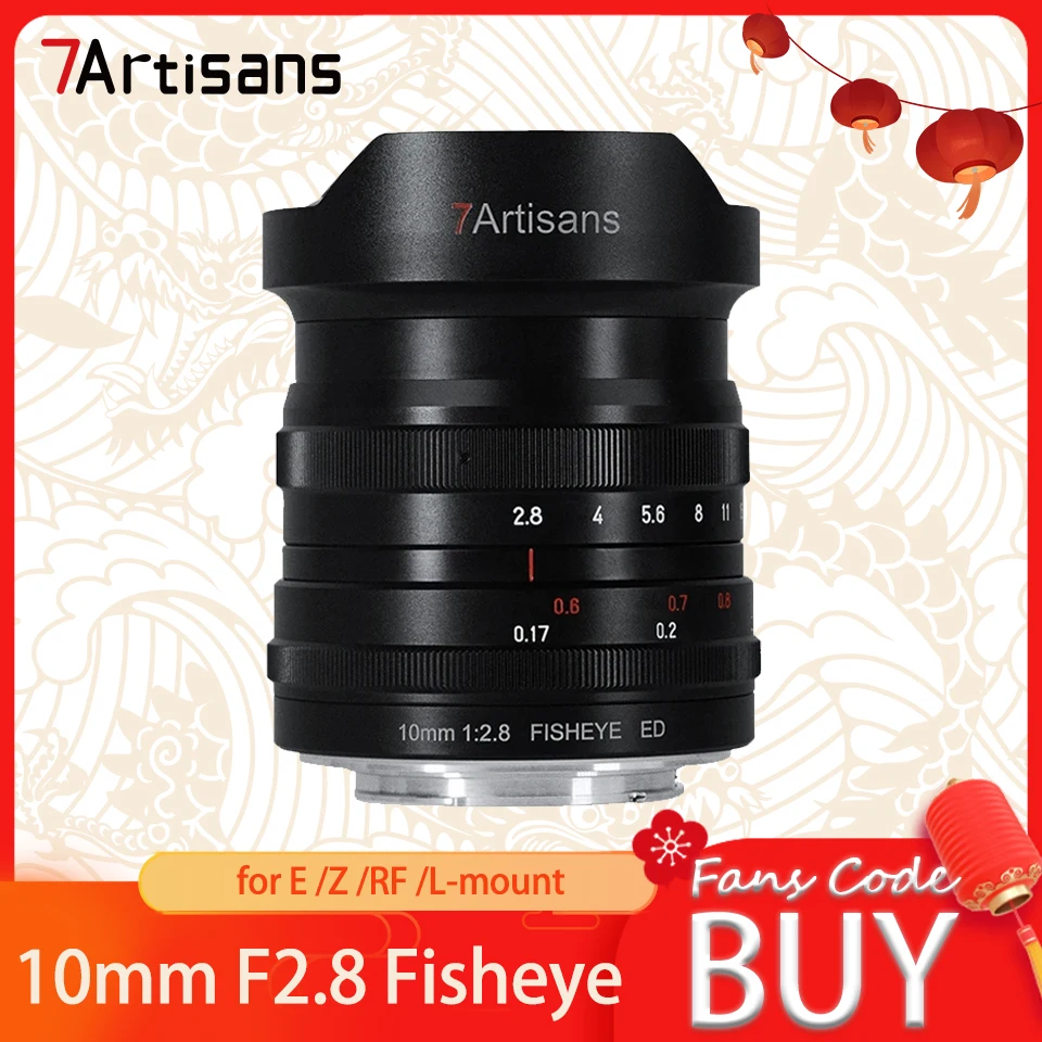 7artisans Полнокадровый объектив 10 мм F2.8, ультраширокий угол, Большая диафрагма, основной объектив для камеры с Sony E Canon RF Nikon Z Sigma L Mount 
7artisans Полнокадровый объектив 10 мм F2.8, ультраширокий угол, Большая диафрагма, основной объектив для камеры с Sony E Canon RF Nikon Z Sigma L Mount