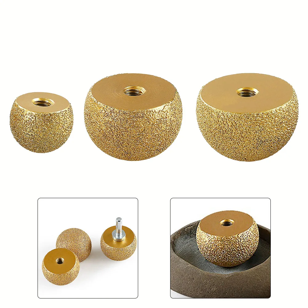 30/40/50mm Emery Abrasive Tool Brazed Round Grinding Head Abrasive Tools For Internal Arc Grinding For M10 Grinder Tool Parts
30/40/50mm Emery Abrasive Tool Brazed Round Grinding Head Abrasive Tools For Internal Arc Grinding For M10 Grinder Tool Parts