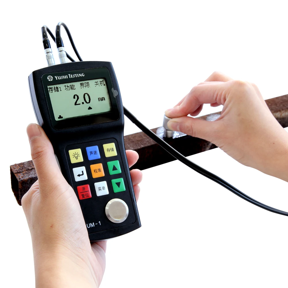 YUSHI Low Price High Precision Digital Handheld Ultrasonic Thickness Meter UM-1D
YUSHI Low Price High Precision Digital Handheld Ultrasonic Thickness Meter UM-1D