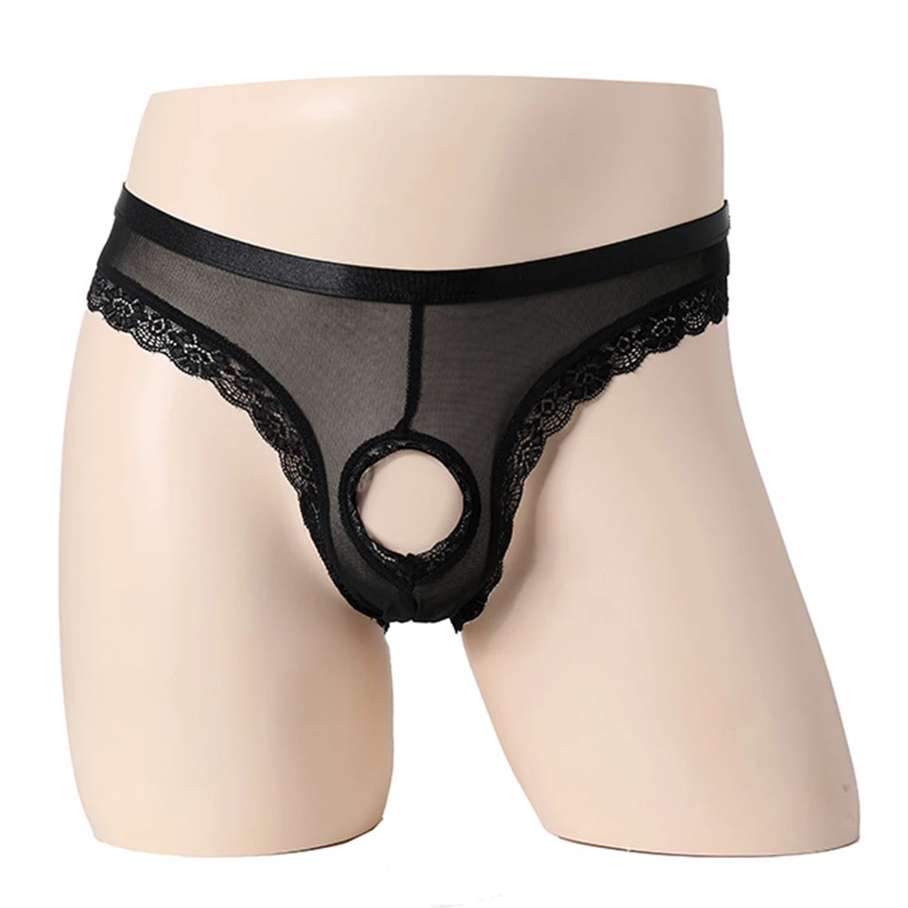 Open Hole Lingerie Sexy Men's Briefs Mesh Hollow Out Underwear Low Rise G-string Thong Panties Lace Transparent Men Underpants
Open Hole Lingerie Sexy Men's Briefs Mesh Hollow Out Underwear Low Rise G-string Thong Panties Lace Transparent Men Underpants