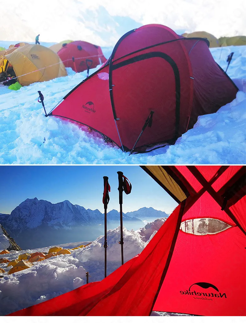 Naturehike – tente de Camping pour 3-4 personnes, série Hiby, en tissu Silicone 20D, Double couche, 4 saisons, pour la famille, ultralégère Naturehike – tente de Camping pour 3-4 personnes, série Hiby, en tissu Silicone 20D, Double couche, 4 saisons, pour la famille, ultralégère