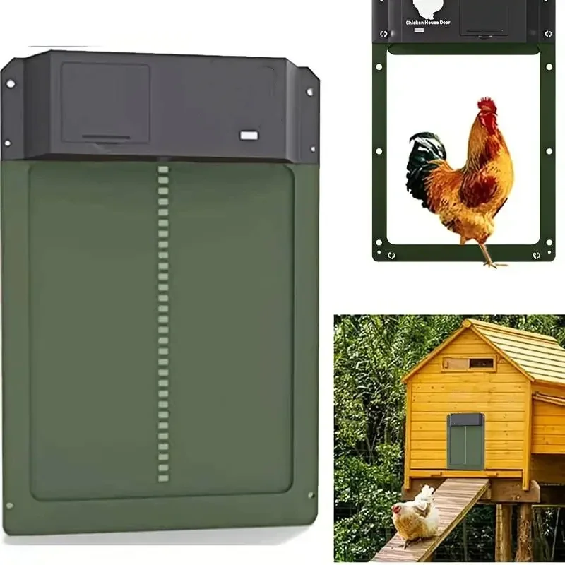 Automatic Chicken Coop Door Chicken Automatic Door Light Sensing Auto Chicken Door Opener Chickens Supplies Battery Powered
Automatic Chicken Coop Door Chicken Automatic Door Light Sensing Auto Chicken Door Opener Chickens Supplies Battery Powered