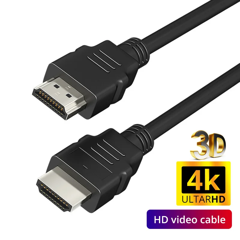 HDMI-compatible Cable High speed 4K 3D Male To Male gold plated cable for HDTV XBOX PS3 computer 0.5m 1m 1.2m 1.5m 1.8m
HDMI-compatible Cable High speed 4K 3D Male To Male gold plated cable for HDTV XBOX PS3 computer 0.5m 1m 1.2m 1.5m 1.8m