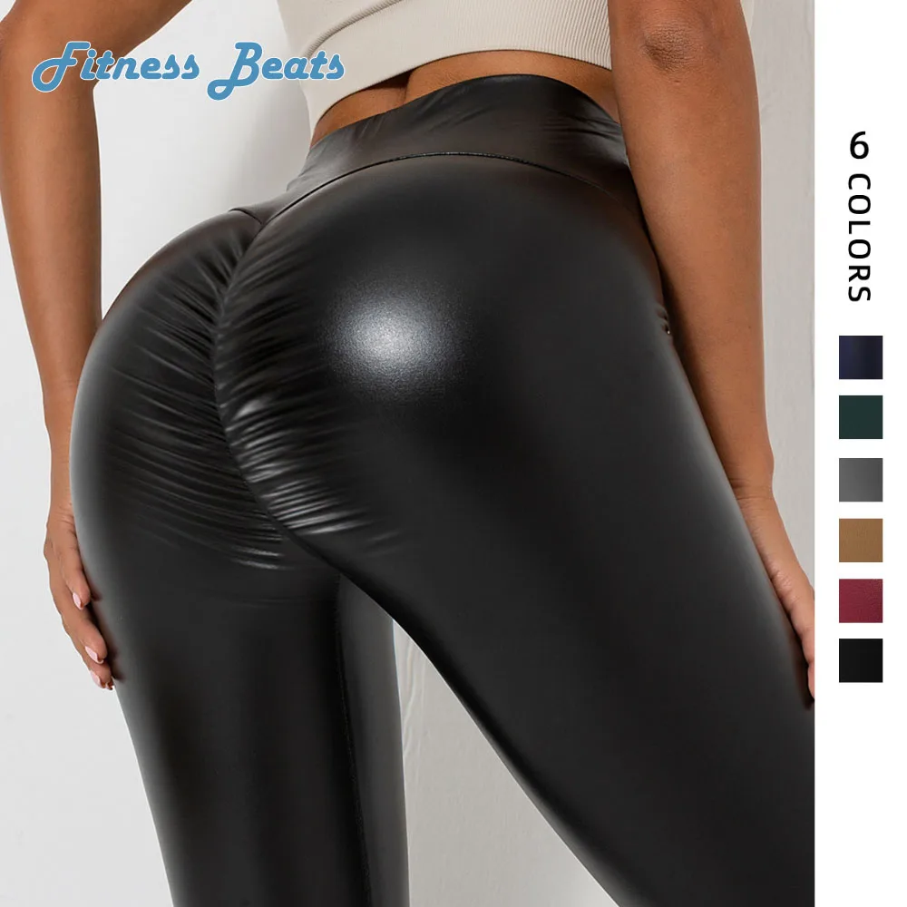 PU Leather Pencil Long Pants For Women Sexy Raised Buttocks Good Elasticity High Waist Tight Fashion Large Size Sculpt Scrunch
PU Leather Pencil Long Pants For Women Sexy Raised Buttocks Good Elasticity High Waist Tight Fashion Large Size Sculpt Scrunch