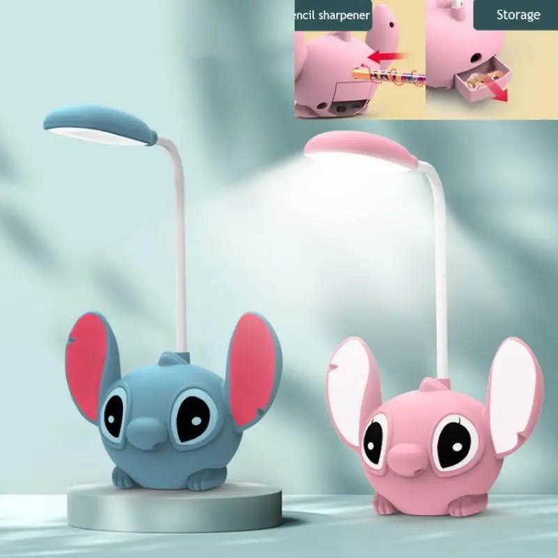 Disney Stitch Night Light Glowing Small Led Desk Lamp with Pencil Sharpener Desk Lamp Usb Recharge Light Toy Kids Birthday Gifts
Disney Stitch Night Light Glowing Small Led Desk Lamp with Pencil Sharpener Desk Lamp Usb Recharge Light Toy Kids Birthday Gifts