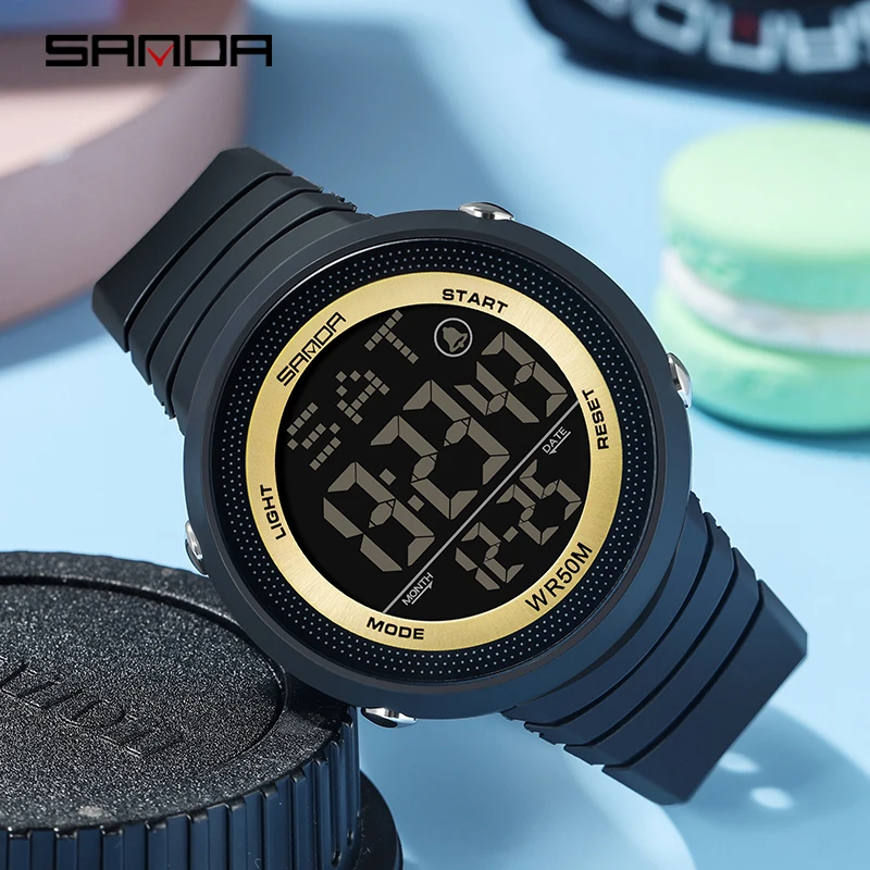 SANDA Casual Fashion Multifunctional Women Electronic Watch Luminous 30M Waterproof Clock Outdoor Sports Watch For Women Reloj
SANDA Casual Fashion Multifunctional Women Electronic Watch Luminous 30M Waterproof Clock Outdoor Sports Watch For Women Reloj