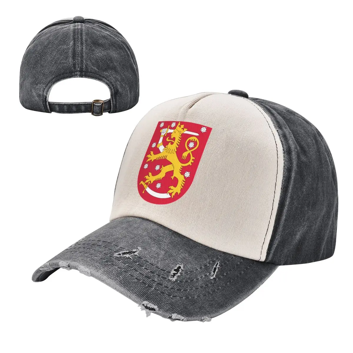 Emblem Of Finland Color Blocking Distressed Baseball Cap Dad Hats Men Women Vintage Washed Cotton Trucker Adjustable Gift
Emblem Of Finland Color Blocking Distressed Baseball Cap Dad Hats Men Women Vintage Washed Cotton Trucker Adjustable Gift