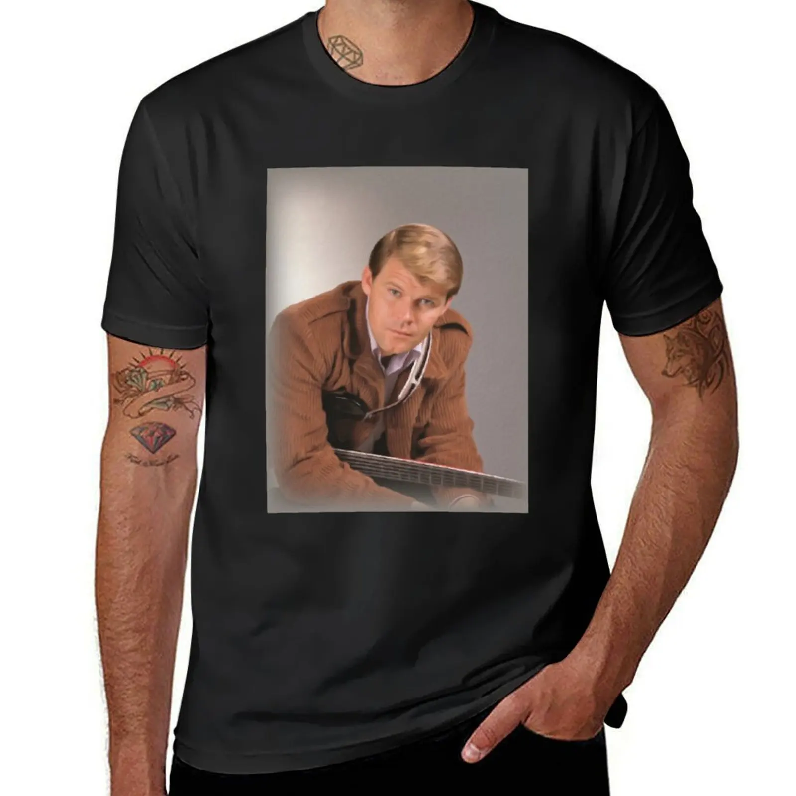 

Glen Campbell, Music Star T-shirt sweat vintage tops black t shirts for men