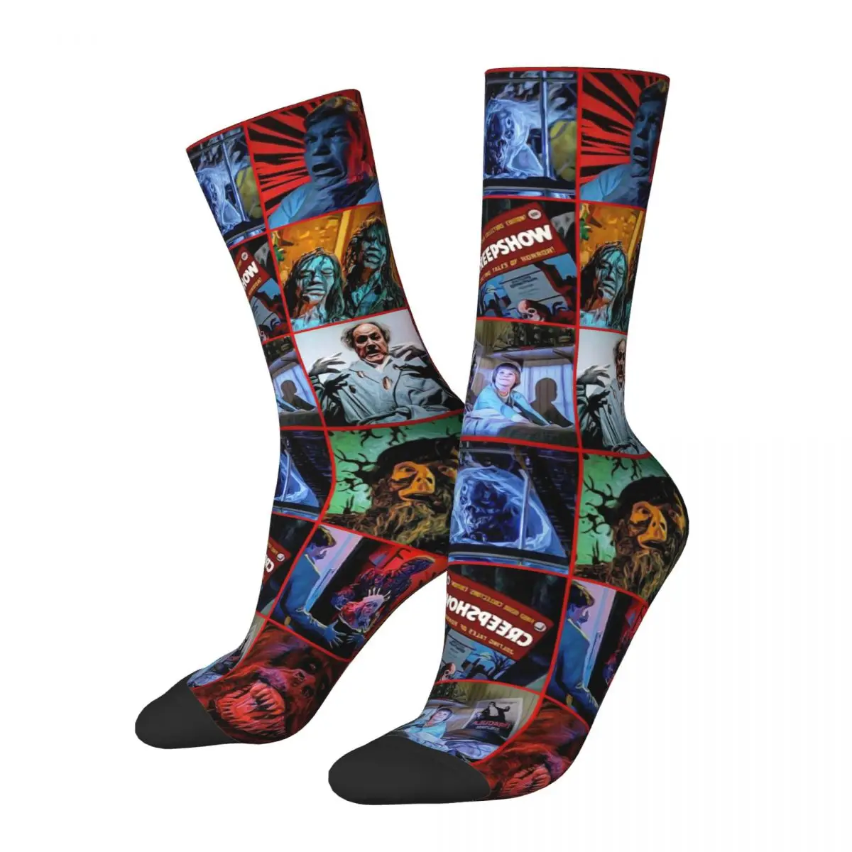 

All Seasons Casual Men's Women's Film Creepshow 1982 Horror Movie Crew Socks Stuff Middle Tube Socks Super Soft Best Gifts