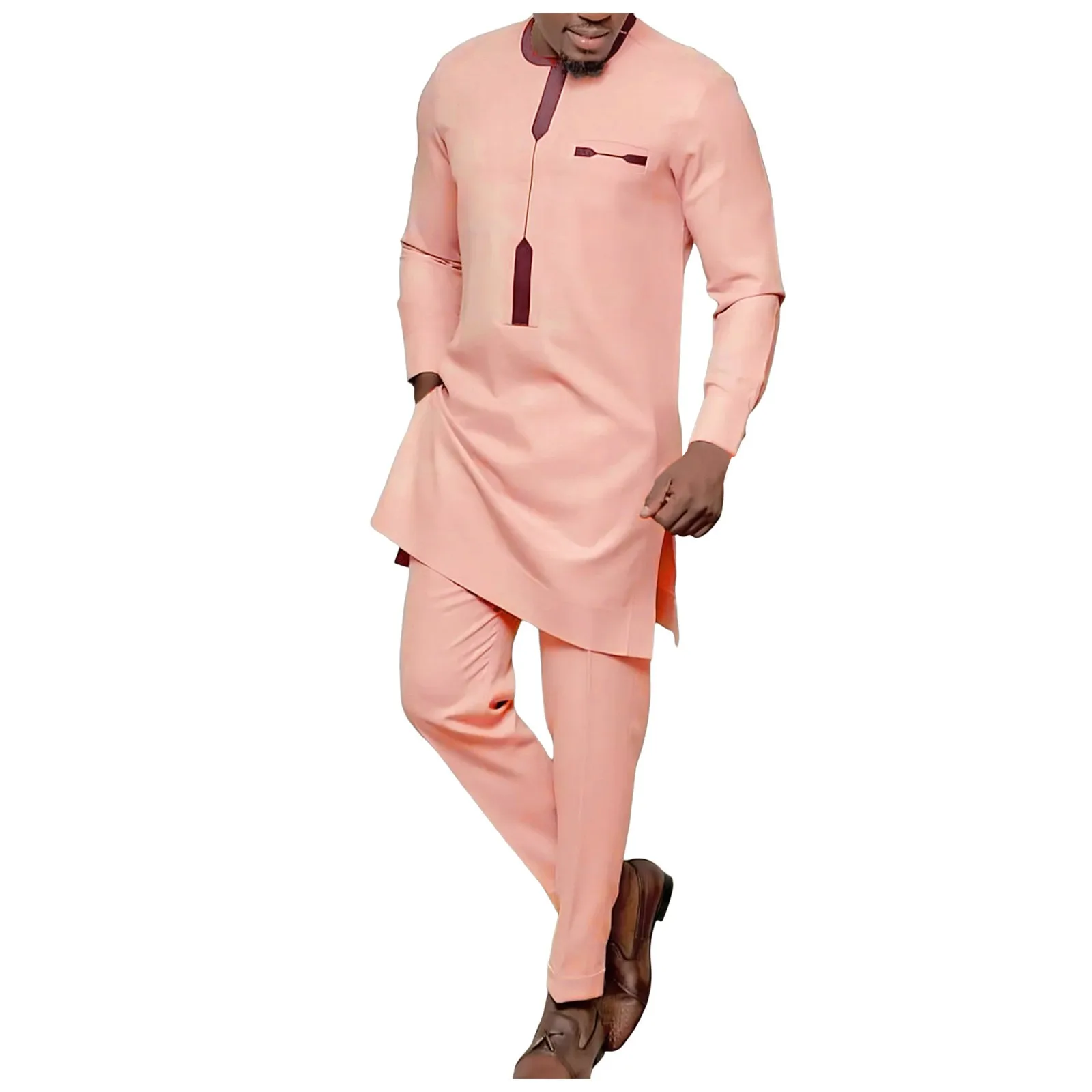 Мужские модные повседневные свободные брюки в африканском стиле с круглым вырезом и длинными рукавами
Мужские модные повседневные свободные брюки в африканском стиле с круглым вырезом и длинными рукавами