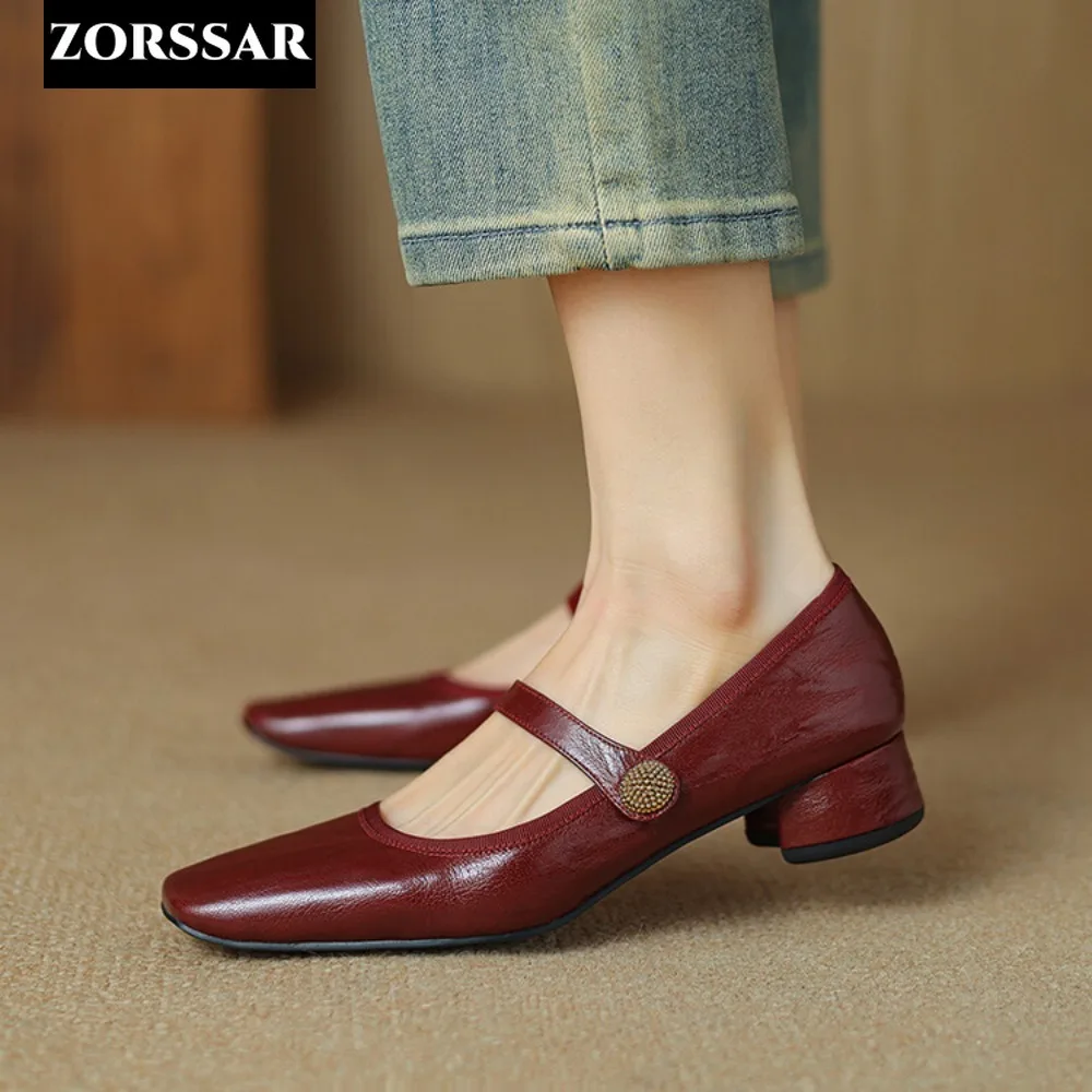 

2024 Summer New Large Size Women Mary Jane Shoes Soft Casual Outdoor Dress Flat Ballet Shoes Round Toe Shallow Slip on Flats
