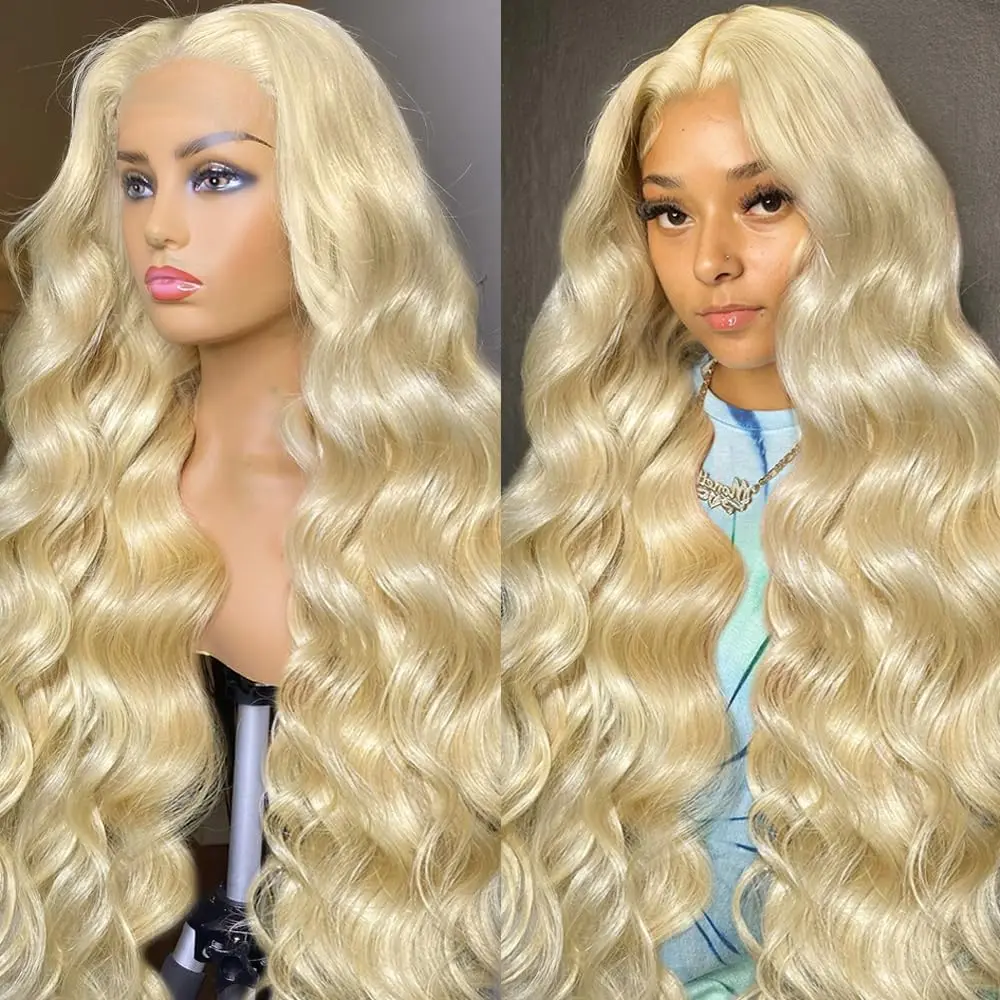 

Transparent 613 Blonde Body Wave 13x4 13x6 Lace Front Human Hair Wigs For Women Glueless Brazilian Lace Frontal Wig Pre Plucked