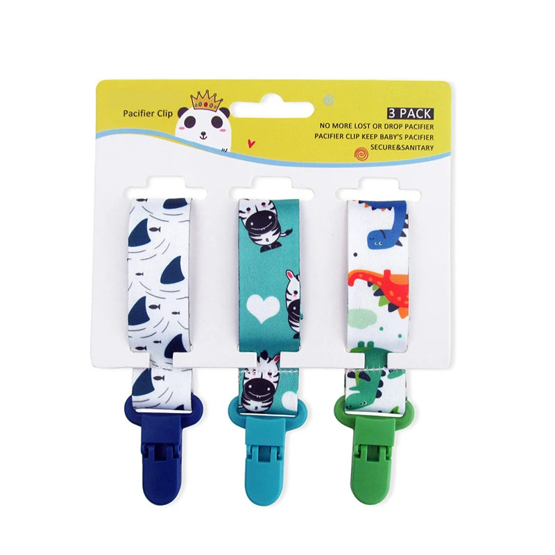 3 Pcs/Set Baby Pacifier Clip Pacifier Chain Dummy Clip Nipple Holder for Baby Cartoon Print Child Pacifier Clips Soother Holder
3 Pcs/Set Baby Pacifier Clip Pacifier Chain Dummy Clip Nipple Holder for Baby Cartoon Print Child Pacifier Clips Soother Holder
