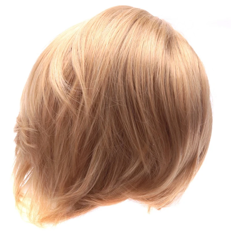 

Short Layered Wavy Full Synthetic Wig Blonde Highlights