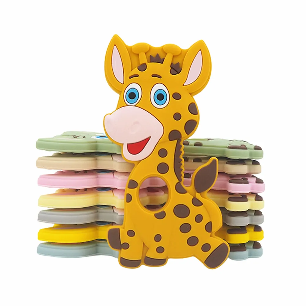 Chenkai 5PCS Giraffe Silicone Teether BPA Free Baby Pacifier Dummy Teething DIY Smoothing Sensory Necklace Toy Accessories
Chenkai 5PCS Giraffe Silicone Teether BPA Free Baby Pacifier Dummy Teething DIY Smoothing Sensory Necklace Toy Accessories
