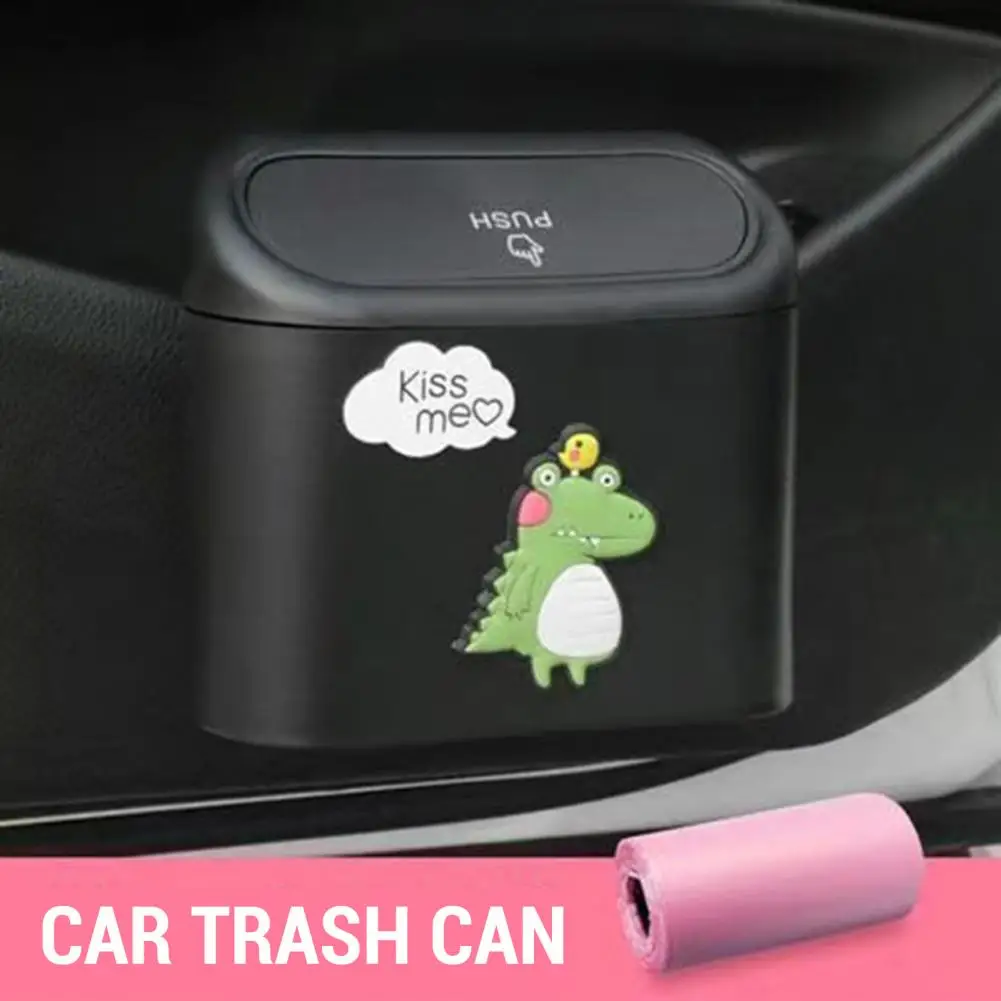 Car Garbage Bag Leakproof Dinosaur Pattern Car Trash Bin with Lid Garbage Organizer Container for Small Cars Dinosaur Pattern
Car Garbage Bag Leakproof Dinosaur Pattern Car Trash Bin with Lid Garbage Organizer Container for Small Cars Dinosaur Pattern