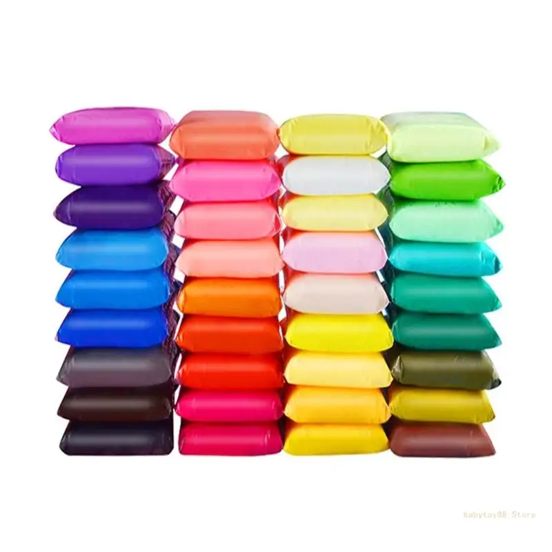

Y4UD Надежная глина «сделай сам», 24 цвета, глина для сушки на воздухе для детей для изготовления лепки