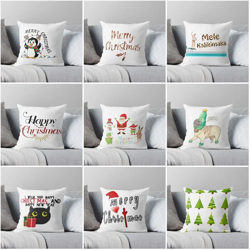 Merry Christmas Decorative Home pillow case Cushion covers autumn 45X45 nordic 60*60cm Modern Living Room sofa bed color tree
Merry Christmas Decorative Home pillow case Cushion covers autumn 45X45 nordic 60*60cm Modern Living Room sofa bed color tree