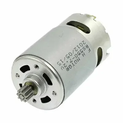 DC 7.2V 10.8V 12V 14.4V 16.8V 18V 21V 9 Teeth Gear Motor Replacement for Hitachi Rechargeable Electric Drill 550
DC 7.2V 10.8V 12V 14.4V 16.8V 18V 21V 9 Teeth Gear Motor Replacement for Hitachi Rechargeable Electric Drill 550