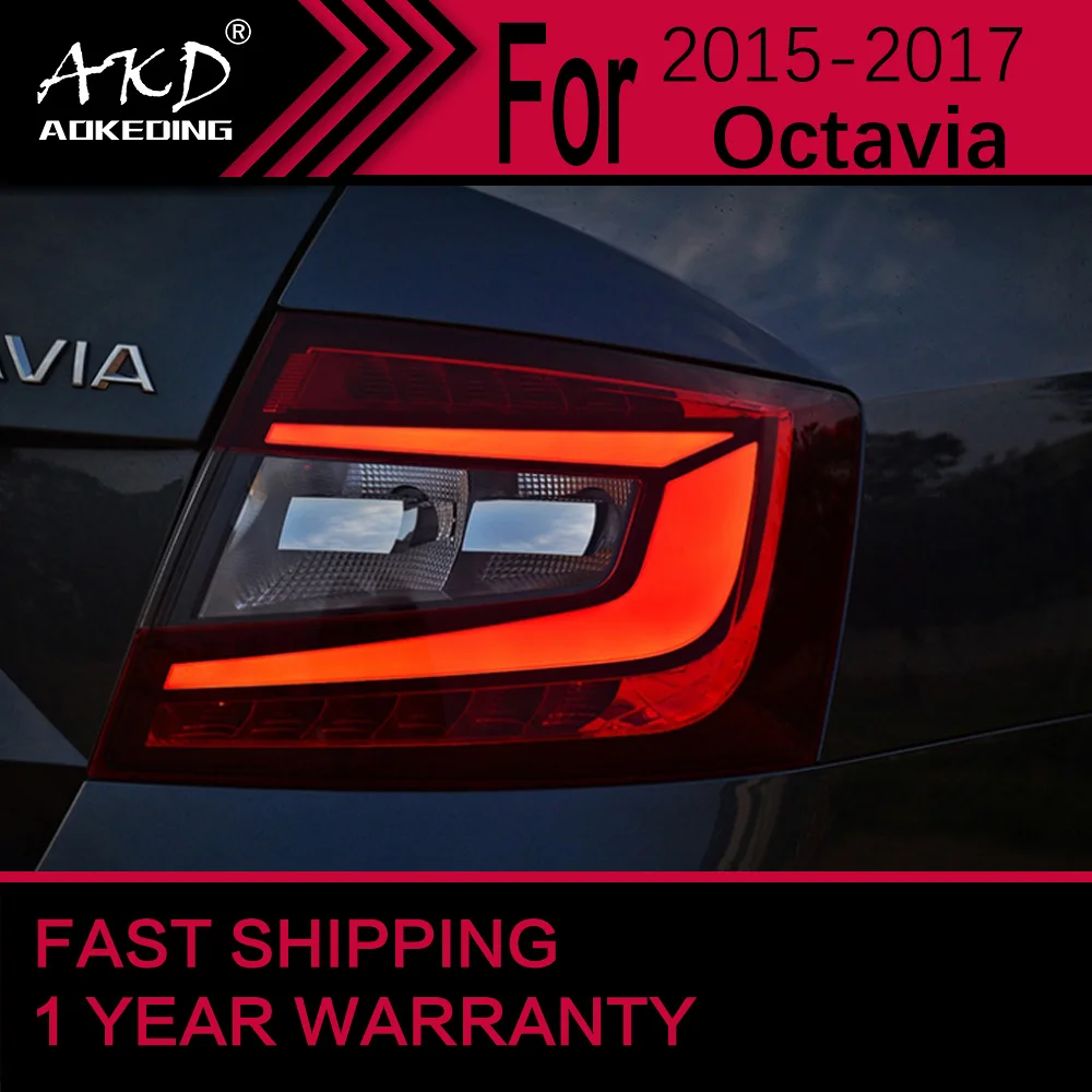 Car Lights for Skoda Octavia LED Tail Light 2015-2017Octavia Rear Stop Lamp Brake Signal DRL Reverse Automotive Accessories
Car Lights for Skoda Octavia LED Tail Light 2015-2017Octavia Rear Stop Lamp Brake Signal DRL Reverse Automotive Accessories