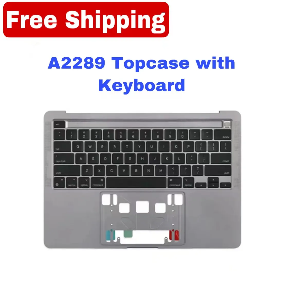 

Brand New for Macbook Pro 13" Retina A2289 Topcase with Keyboard US UK FR French German Russian Spanish Danish Silver Grey Color