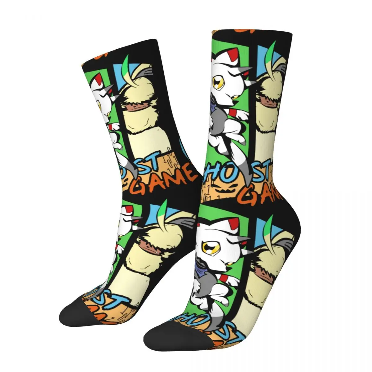 Funny Crazy Compression Sock for Men The Ghost Game Hip Hop Harajuku Digital Monster Manga Pattern Printed Boys Crew Sock
Funny Crazy Compression Sock for Men The Ghost Game Hip Hop Harajuku Digital Monster Manga Pattern Printed Boys Crew Sock