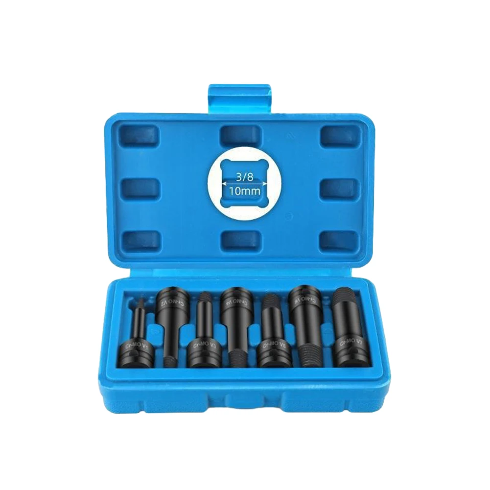 Premium grade 7PCS Damaged Screw Extractor Set Removes Rusty or Stuck Screws Carbon Steel Material Easy to Handle
Premium grade 7PCS Damaged Screw Extractor Set Removes Rusty or Stuck Screws Carbon Steel Material Easy to Handle