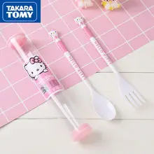 Hello Kitty Fork and Spoon Set Cartoon Cute Portable Tableware with Box for Adults and Children Long Handle Dinner Fork Spoon 
Hello Kitty Fork and Spoon Set Cartoon Cute Portable Tableware with Box for Adults and Children Long Handle Dinner Fork Spoon