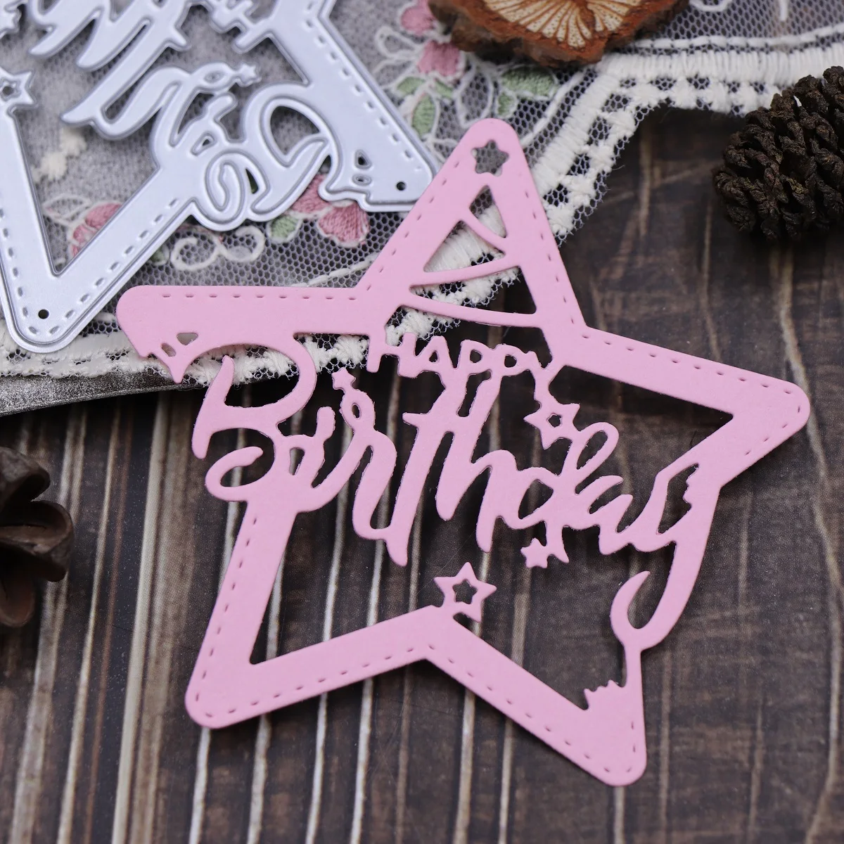 Happy Birthday Metal Dies Cutting for Scrapbooking Embossing DIY Manual Photo Album Decor Knife Mold New Craft Stencils
Happy Birthday Metal Dies Cutting for Scrapbooking Embossing DIY Manual Photo Album Decor Knife Mold New Craft Stencils