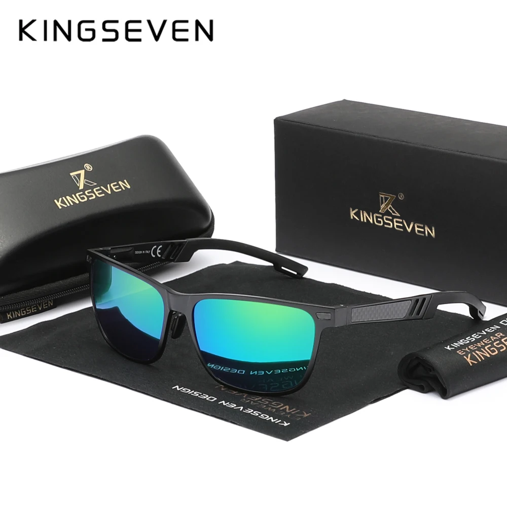 

KINGSEVEN Men's Driving Sunglasses For Polarized Eye Protection UV400 Sports Glasses Special Design Goggle Women Eyewear