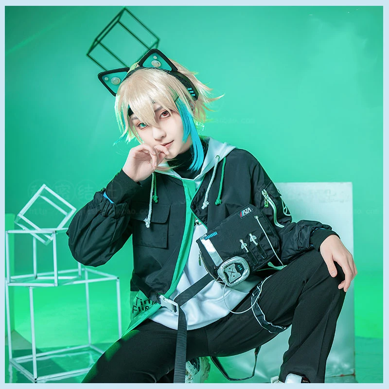 Amine Game Vtuber VirtuaReal Aza AZATHOTH Daily Dress Handsome Uniform Role Play Cosplay Costume Women Halloween Carnival 2023
Amine Game Vtuber VirtuaReal Aza AZATHOTH Daily Dress Handsome Uniform Role Play Cosplay Costume Women Halloween Carnival 2023