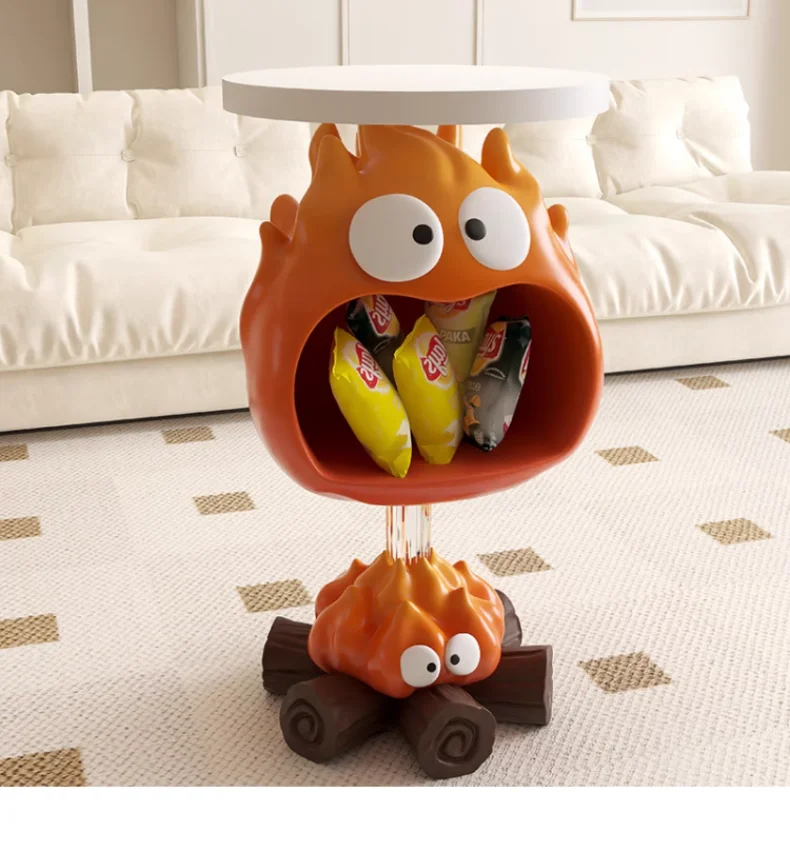 Creative Light Luxury Flame Snack Rack Ornaments, Sculpture Decorations Next To The Sofa in The Living Room, Home Furniture Gift Creative Light Luxury Flame Snack Rack Ornaments, Sculpture Decorations Next To The Sofa in The Living Room, Home Furniture Gift