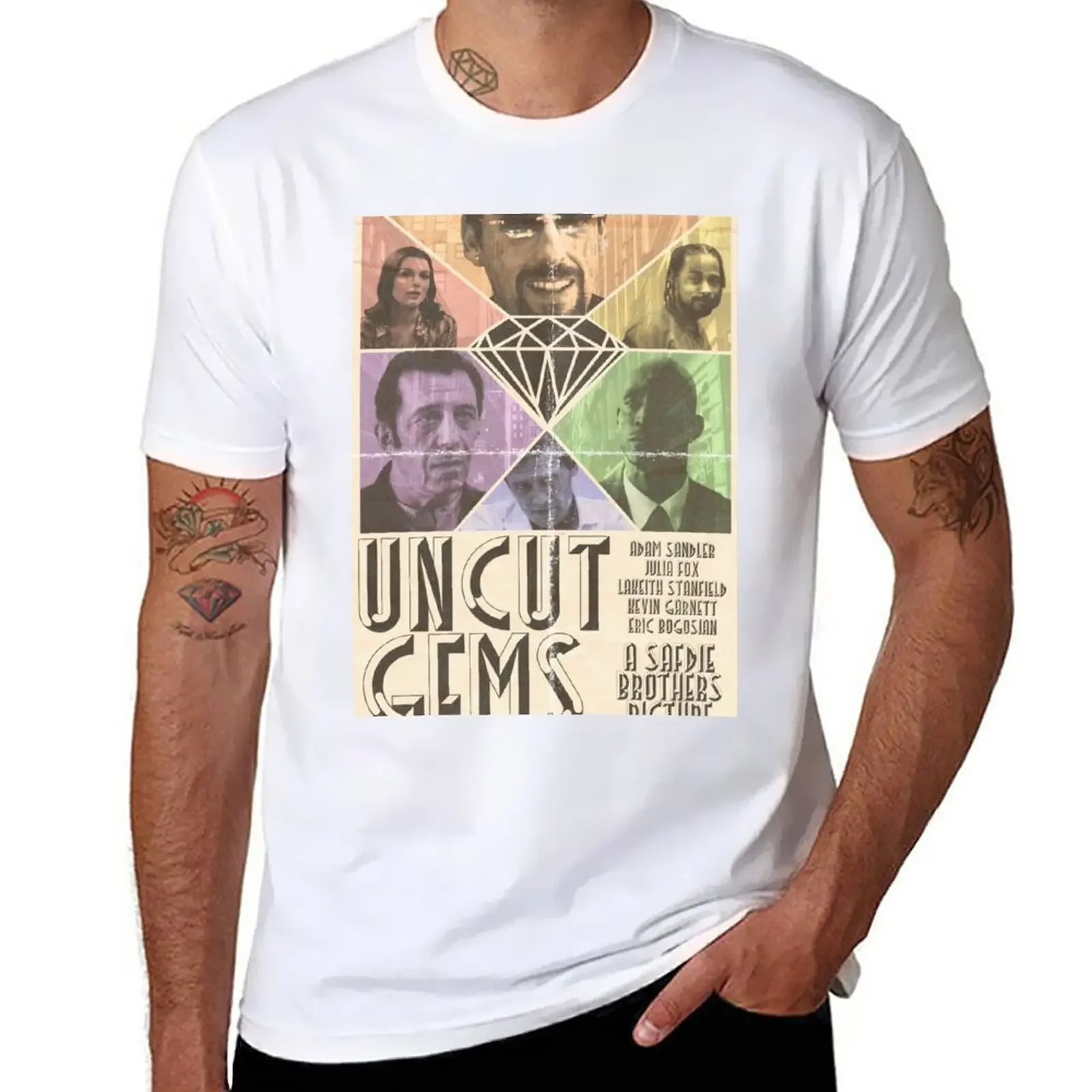 Ретро футболка с постером Not Uncut Gems в 1970-е годы, кавайная одежда, футболка с короткими рукавами, быстросохнущие тренировочные рубашки для мужчин
Ретро футболка с постером Not Uncut Gems в 1970-е годы, кавайная одежда, футболка с короткими рукавами, быстросохнущие тренировочные рубашки для мужчин