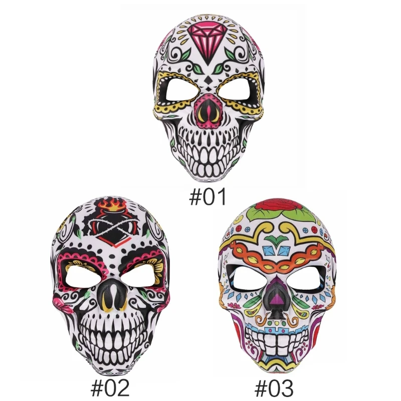 Halloween Mask for Masquerade-Bones Costume Parties Carnivals Skull Print Mask Day of the Dead Cosplay Mask 10CF
Halloween Mask for Masquerade-Bones Costume Parties Carnivals Skull Print Mask Day of the Dead Cosplay Mask 10CF