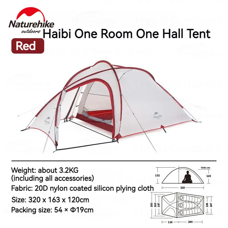 Naturehike Hiby 3-4 человека палатка для кемпинга 20D Силиконовый Открытый Кемпинг Сверхлегкий 4 сезона туристическая палатка с бесплатным ковриком NH17K230-P
Naturehike Hiby 3-4 человека палатка для кемпинга 20D Силиконовый Открытый Кемпинг Сверхлегкий 4 сезона туристическая палатка с бесплатным ковриком NH17K230-P