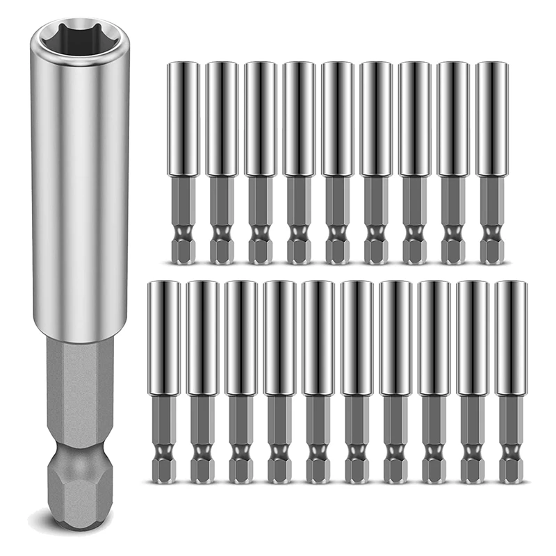 Spare Parts Accessories 20Pcs Magnetic Extension Socket Drill Bit, 1/4 Inches Hex Shank Quick Release Drill Bit Extender Adapter
Spare Parts Accessories 20Pcs Magnetic Extension Socket Drill Bit, 1/4 Inches Hex Shank Quick Release Drill Bit Extender Adapter