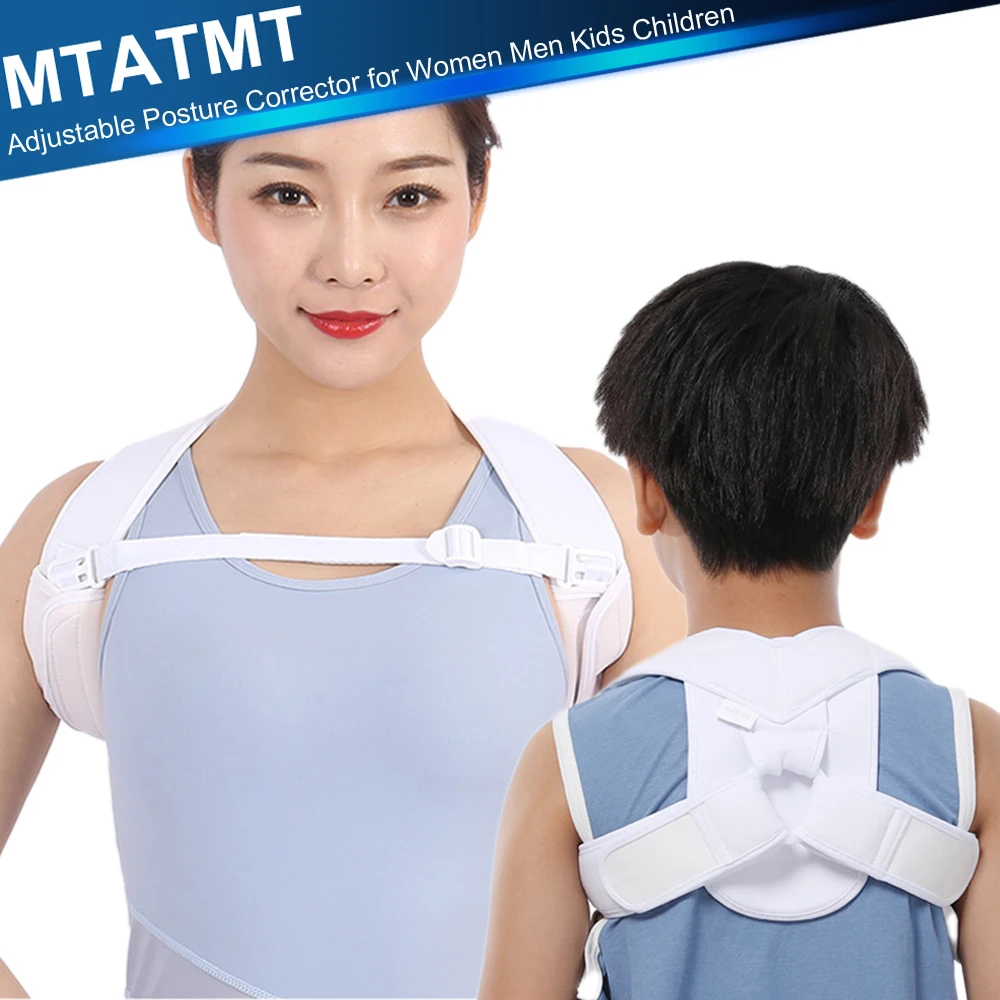 

1Pcs Posture Corrector-Back Brace for Men Women Kids Children- Fully Adjustable Straightener for Mid, Upper Spine Support