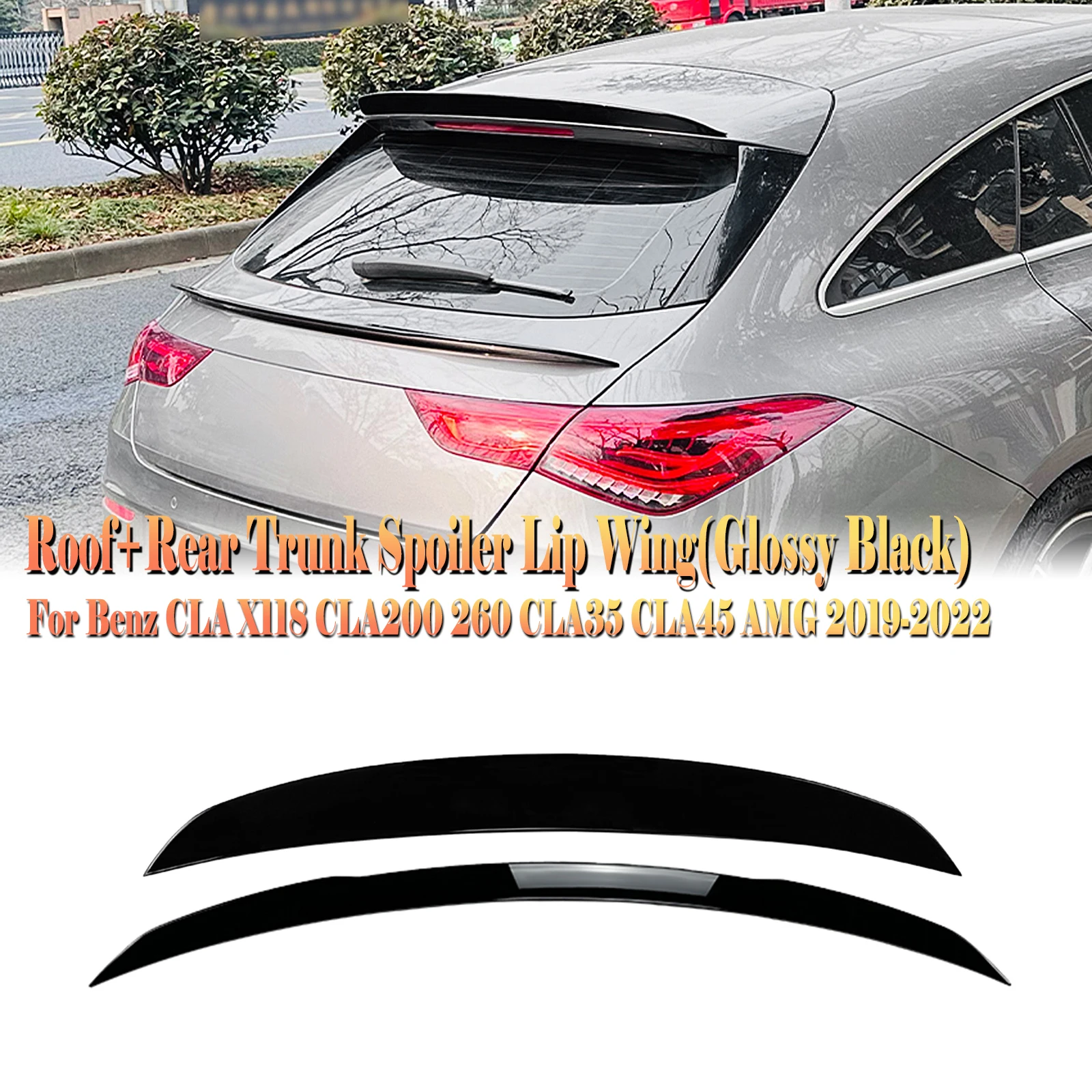 Для Mercedes-Benz CLA Class X118 CLA200 260 CLA35 CLA45 AMG 2019-2022, крышка багажника хэтчбека, средний + спойлер на крышу, Комплект крыльев
Для Mercedes-Benz CLA Class X118 CLA200 260 CLA35 CLA45 AMG 2019-2022, крышка багажника хэтчбека, средний + спойлер на крышу, Комплект крыльев