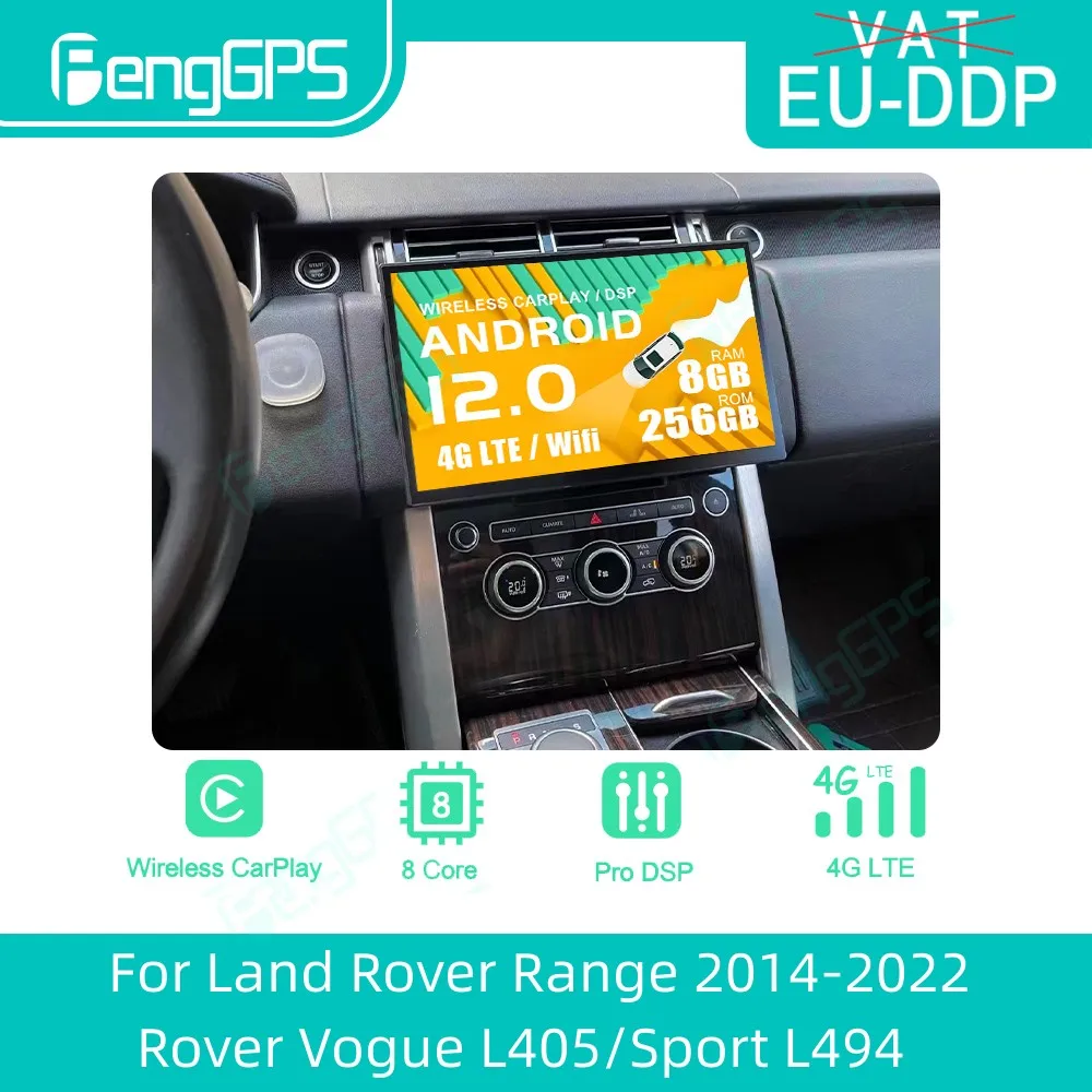 Upgrade 2023 Lastest 256G Android Radio Car For Land Rover Range 2014-2022 Rover Vogue L405/Sport L494 Multimedia Head Unit
Upgrade 2023 Lastest 256G Android Radio Car For Land Rover Range 2014-2022 Rover Vogue L405/Sport L494 Multimedia Head Unit