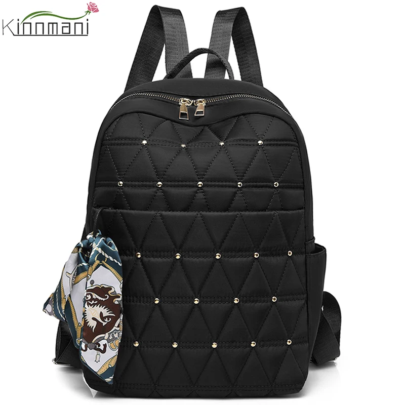 Oxford Cloth Waterproof Fabric School Bag Large Capacity Rivet Designer Solid Color Backpack Women's 2023 New Rhombus Backpacks
Oxford Cloth Waterproof Fabric School Bag Large Capacity Rivet Designer Solid Color Backpack Women's 2023 New Rhombus Backpacks