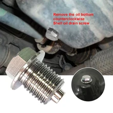 M14*1.5 Magnetic Oil Drain Plug &Oil Drain Sump Nut 150°C (302°F) Heat Resistance Strong Neodymium Magnet Extend Engine life
M14*1.5 Magnetic Oil Drain Plug &Oil Drain Sump Nut 150°C (302°F) Heat Resistance Strong Neodymium Magnet Extend Engine life
