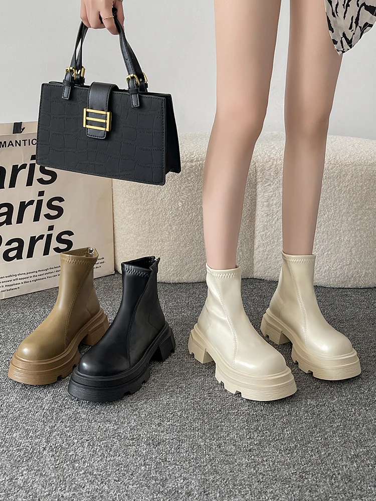 Summer Boots Women Flat Heel Clogs Platform Zipper Boots-Women Winter Footwear Round Toe Autumn Shoes Med Lolita 2023 Rubber Roc
Summer Boots Women Flat Heel Clogs Platform Zipper Boots-Women Winter Footwear Round Toe Autumn Shoes Med Lolita 2023 Rubber Roc