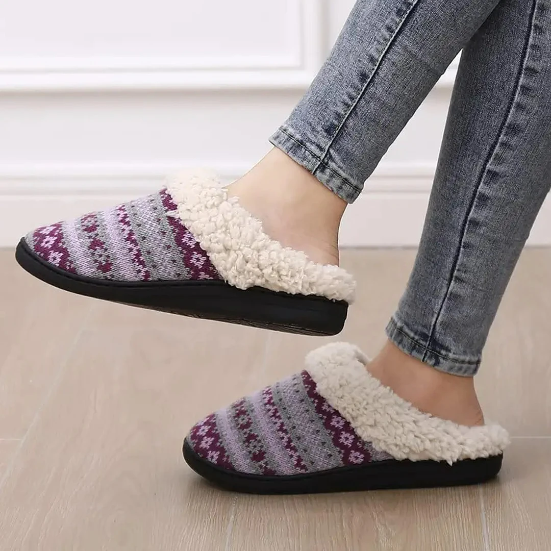 Comwarm Winter Warm Plush Slippers For Women Indoor Soft and Comfortable Fluffy Furry Knitted Slippers Lovers Bedroom Fuzzy Shoe
Comwarm Winter Warm Plush Slippers For Women Indoor Soft and Comfortable Fluffy Furry Knitted Slippers Lovers Bedroom Fuzzy Shoe