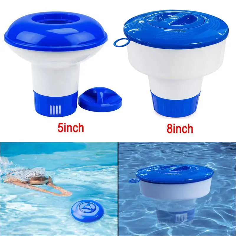 Floating Chlorine Tablet Holder Swimming Pool Chlorine Tablets Floating Dispenser Applicator Outdoor Pool Spa Hot Tub Supplies
Floating Chlorine Tablet Holder Swimming Pool Chlorine Tablets Floating Dispenser Applicator Outdoor Pool Spa Hot Tub Supplies