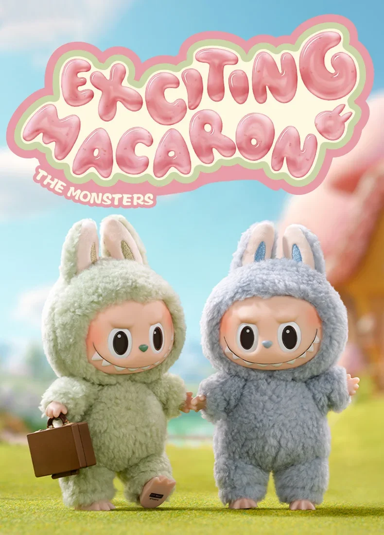 LABUB 1.0 Sweet Macaron Series-POP MART: 100% Genuine Figure, Blind Box, Sweet Theme, Collecting/Gifting, Hot Trend! LABUB 1.0 Sweet Macaron Series-POP MART: 100% Genuine Figure, Blind Box, Sweet Theme, Collecting/Gifting, Hot Trend!