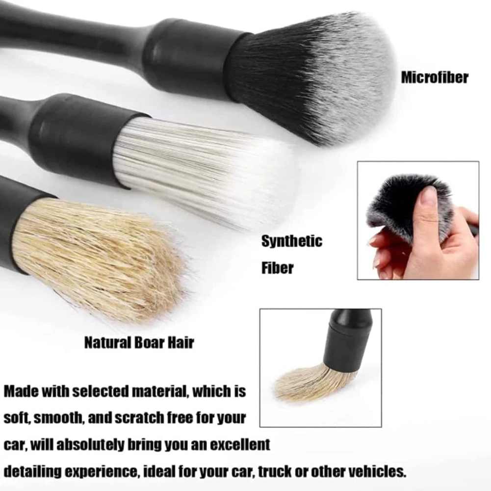 4Pcs Car Detailing Brush Set Dashboard Car Interior Exterior Clean Non-Slip Handle Interior Detail Brush With Synthetic Bristles
4Pcs Car Detailing Brush Set Dashboard Car Interior Exterior Clean Non-Slip Handle Interior Detail Brush With Synthetic Bristles