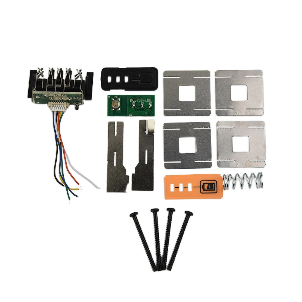 DCB200 Battery Accessories Plastic Case PCB Protection Circuit Board For 18V 20V 18 650 Li-Ion Batteries Assembly DCB-200
DCB200 Battery Accessories Plastic Case PCB Protection Circuit Board For 18V 20V 18 650 Li-Ion Batteries Assembly DCB-200